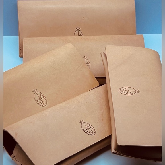 Jacques Marie Mage Italian Handcrafted Leather Case 100% Authentic-CASE ONLY - Picture 3 of 8